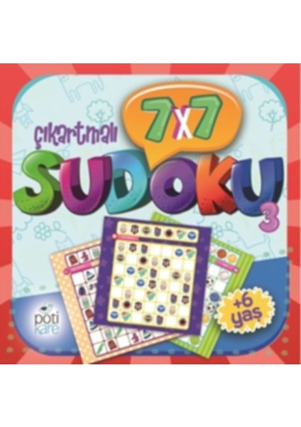 7 x 7 Sudoku - 3 (Çıkartmalı)