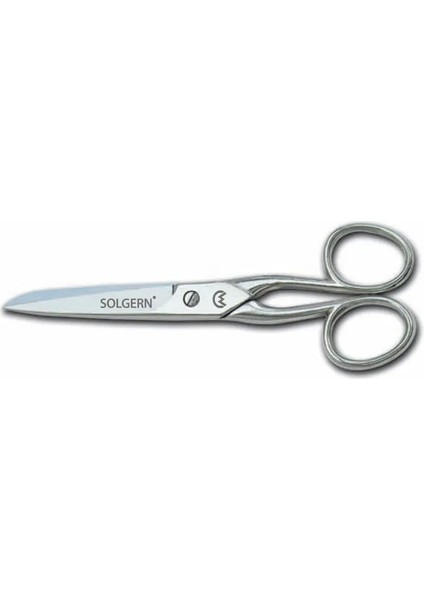 232-6 Iplik ve Kumaş Temizleme Makası No: 6 Inç / 15,24 cm - Nikel Kaplama - Lisinya