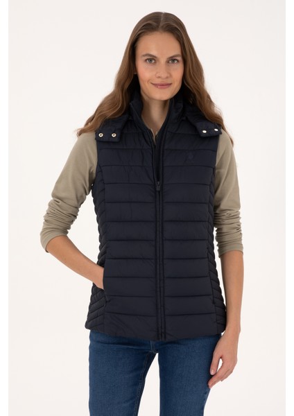 Kadın Lacivert Yelek (Dokuma) 50307992-VR033