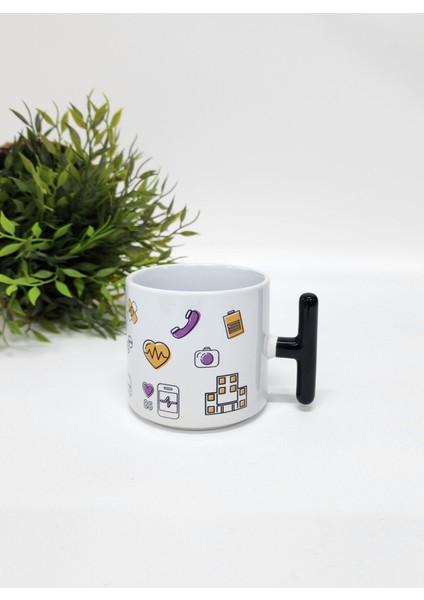 Isme Özel Kişiye Özel Doktorlar Için Doktor Temalı Porselen T Kupa Bardak Latte Fincanı modelleri