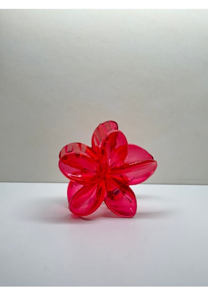 Kırmızı Lotus Toka (8cm)