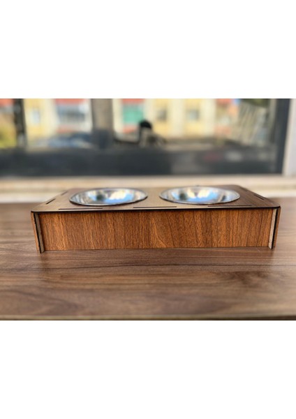Modern Tasarımlı Ahşap Evcil Hayvan Mama Kabı fiyatları
