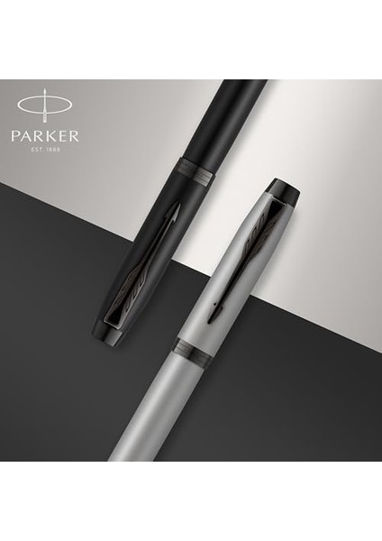 Im Brushed Metal Tasarımlı Dolma, Orta Kalınlıkta Uç, Mavi Mürekkep (1931656) modelleri