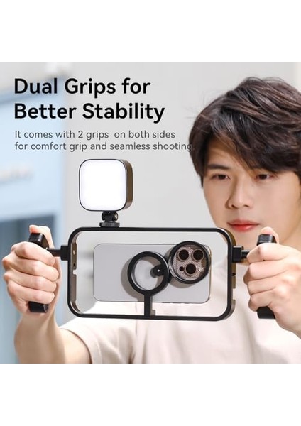 MG-001 Manyetik Video Rig Smartphone Cage Çerçeve fiyatları