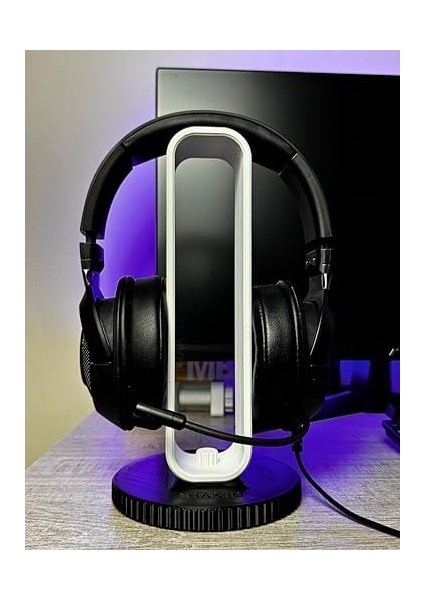 TRAK3D Oyuncu Dik Kulaklık Standı - 23 cm (Beyaz) fiyatları