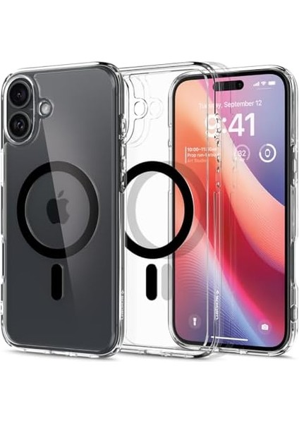 16 Plus ile Uyumlu Ince Magsafe Kılıf Ultra Hybrid Sararma Karşıtı Duraclear Hava Kanalı Teknolojisi Askeri Sınıf Koruma Magfit Şeffaf Kapak - ACS08076 modelleri