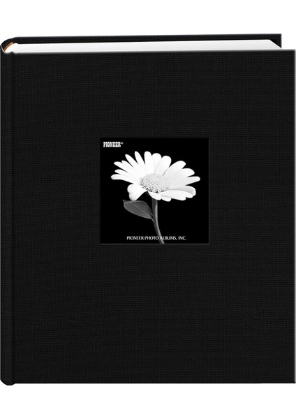 Çerçeve Kapak Fotoğraf Albümü 200 Cepler 5x7 Fotoğraf Tutar, Derin Siyah