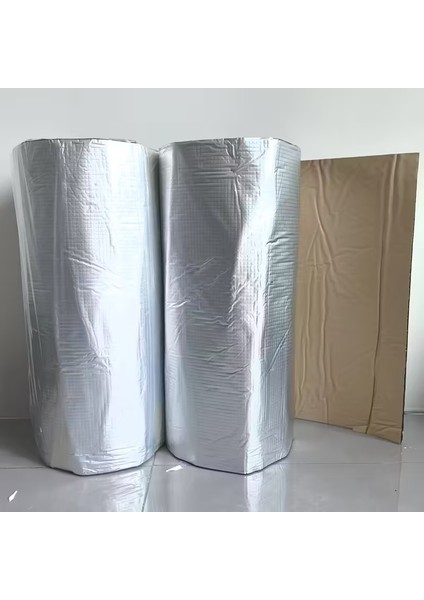 Oto Ses Yalıtım Malz. Folyolu 5m2 Araç ve Karavan Ses Isı Izolasyonu Süngeri 6mm Yapışkanlı