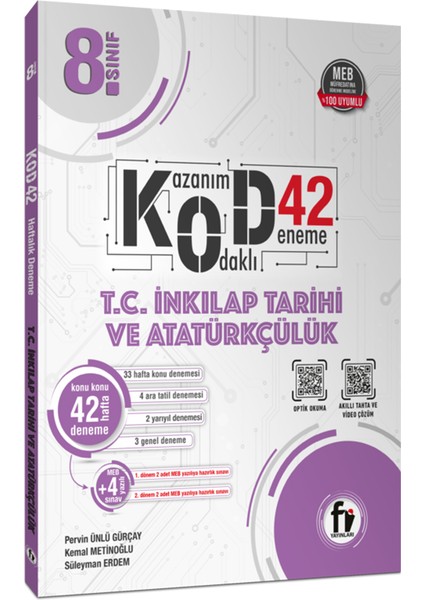 8.sınıf Kod 36 Deneme Inkilap Tarihi (Güncel Müfredat) fırsatları