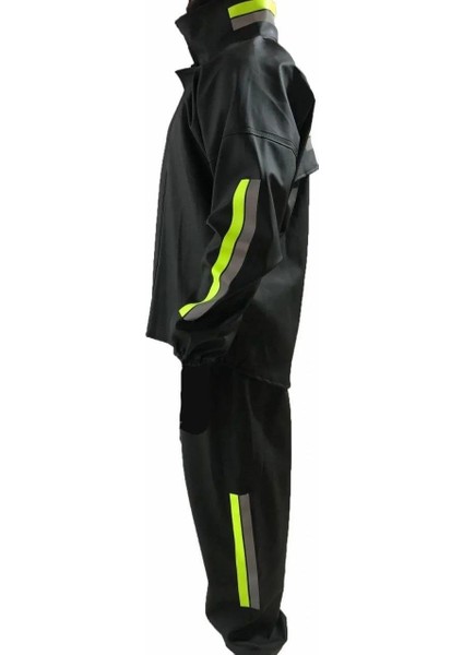 Motorcu Kurye Su Geçirmez Yağmurluk Takım - Siyah modelleri