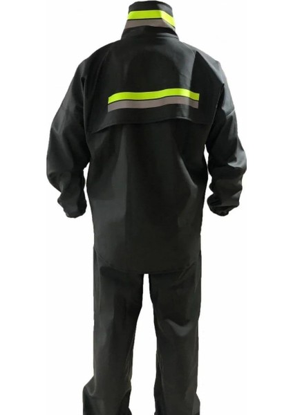 Motorcu Kurye Su Geçirmez Yağmurluk Takım - Siyah indirimleri