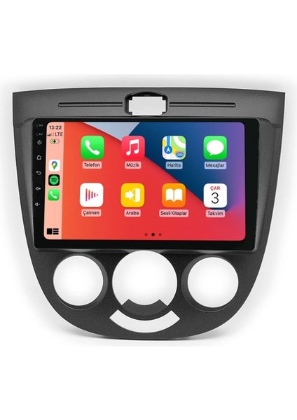 Maitec M-T-C 664 QLED Serisi Chevrolet Lacetti 2004-2013 6+64GB Multimedya Teyp