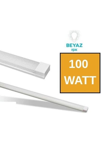 100 Watt Kristal LED Bant Armatür 6500K Beyaz 10LU Paket