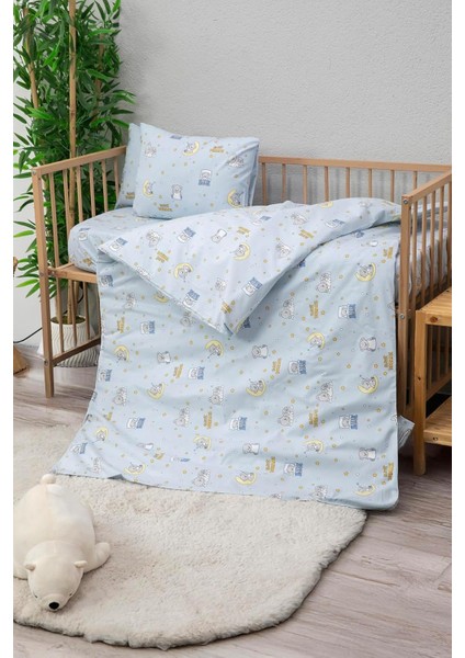 Bebek Nevresim Takımı - Mavi