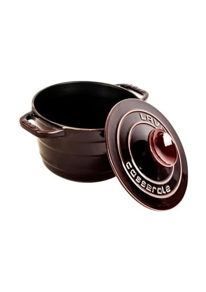 Döküm Yuvarlak Tencere Döküm Demir Kapak Experience Majolik Serisi ÇAP(Ø)23CM modelleri