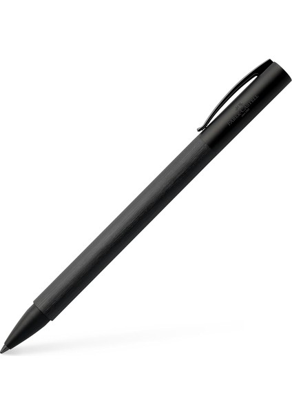 Ambition All Tükenmez, M Uç, Çevirme Mekanizmalı, Krom Kapak, Siyah Refil