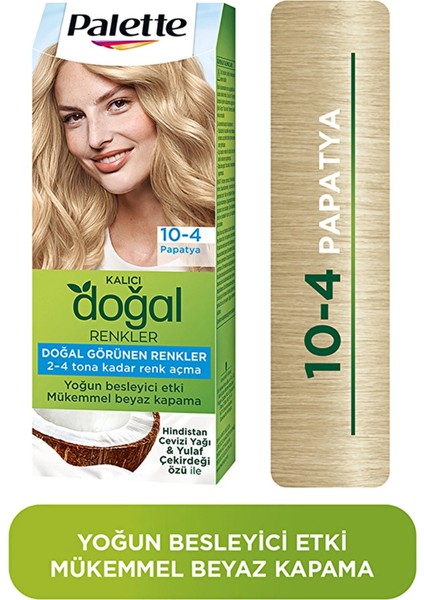 Palette Kalıcı Doğal Renkler Saç Boyası 10-4 Papatya