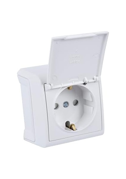 Beyaz Kapaklı Topraklı Priz Çarpma Karşıtı fiyatları