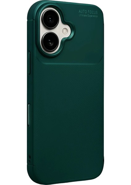 Apple iPhone 17 Auto Focus Karbon Kapak - Koyu Yeşil modelleri