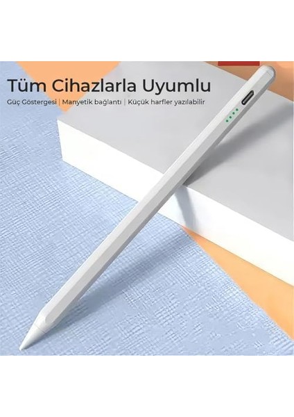 Tüm Cihazlara Uyumlu Tablet ve Telefon Için Çizim & Yazı Kalemi - Tabletler Için Dokunmatik Stylus Kalem - Eğim Özelliği - Geçikme Yok 2 Adet Yedek Uç ve Özel Taşıma Kutusu Ile Birlikte fiyatları