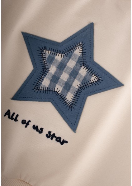 Sweatshirt Takım 1-7 Yaş Ekru Lacivert modelleri