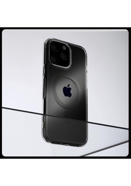 16 Pro ile Uyumlu Ince Magsafe Kılıf Ultra Hybrid Sararma Karşıtı Duraclear Hava Kanalı Teknolojisi Askeri Sınıf Koruma Magfit Graphite Şeffaf Kapak - ACS08130 fiyatları