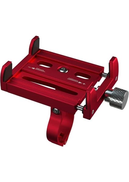 Mobile KR01 Bisiklet Motorsiklet Gidon Telefon Tutucu,metal Vidalı Kırmızı