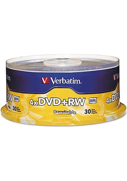 DVD + Rw Disk, 4.7 Gb, 4 X, Spindle, 30/paket modelleri