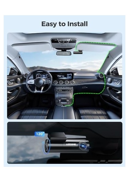 1296 P Çizgi Kamı, Wifi Mini Gizli Araba Kamera Ile, Gece Görüşlü Ses Kontrolü Araç Kaydedici, Wdr, Döngü Kayıt, G-Sensor, Süper Kapasitör (M300) modelleri