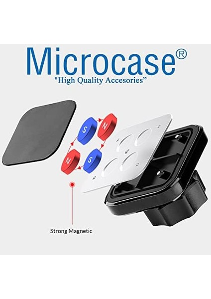 Araç Içi Izgaralıktan Kavramalı Manyetik 360 Derece Döner Telefon Tutucu - AL3736 modelleri