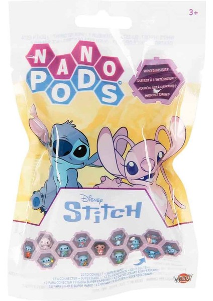 Disney Stitch Nano Pods Sürpriz Figür Paketi – Lisanslı Koleksiyon Oyuncak