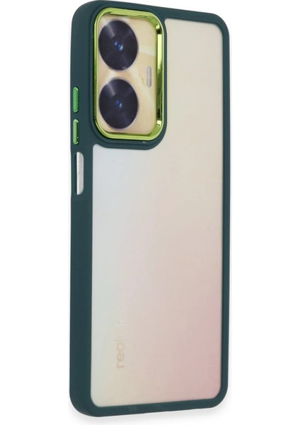 Realme C55 Kılıf Dora Kapak - Haki Yeşil fiyatları
