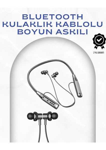 Boyun Askılı Kablosuz Kulaklık – 120 Saat Kesintisiz Müzik Keyfi