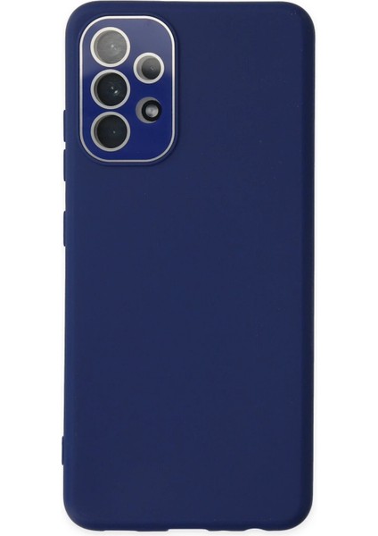 Samsung Galaxy A33 5g Kılıf Lansman Glass Kapak - Sky Blue