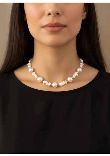 Barok Inci ve Büyük Inci Sıralı Kolye fiyatları