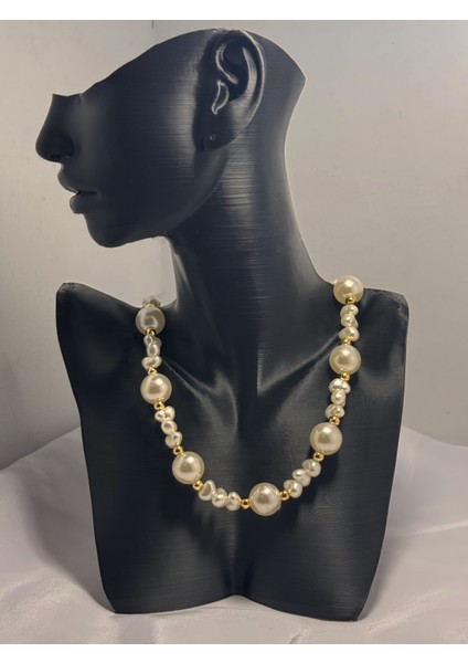 Barok Inci ve Büyük Inci Sıralı Kolye indirimleri