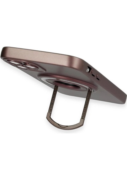 iPhone 12 Pro Kılıf Lukka Magneticsafe Kapak - Kahverengi modelleri