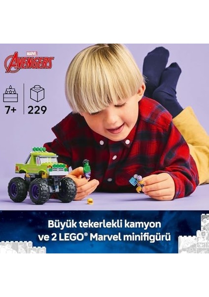 ǀ Hulk Kamyonu, Thanos&apos;a Karşı 76312-7 Yaş ve Üzeri Çocuklar Için Süper Kahraman Içeren Yaratıcı Oyuncak Yapım Seti (229 Parça) fiyatları