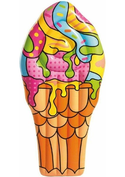 Pop Desenli Dondurma Yatak 188 cm - 43185 (Lisinya)