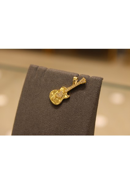 14 Ayar Altın Gitar Figürlü Kolye Ucu fiyatları