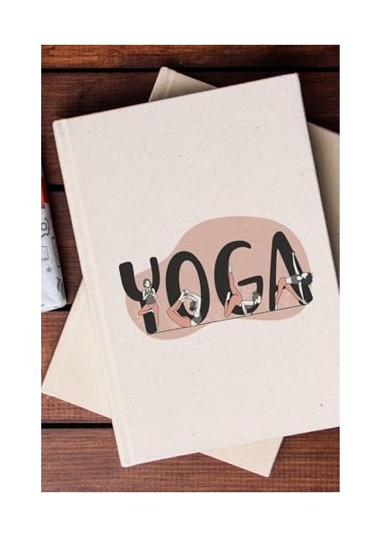 Yoga Eğitmenine Hediye 100 Yaprak (200 Sayfa) Çizgisiz Kanvas Defter - Not Defteri fiyatları