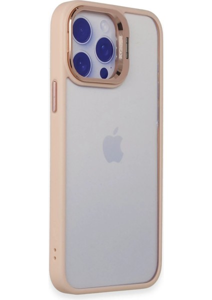 iPhone 14 Pro Kılıf Roblox Lens Standlı Kapak - Pudra modelleri