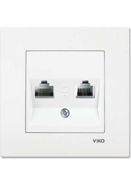 Karre Beyaz +Nümeris CAT5E+CAT3 A.opp