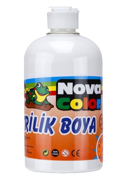 Nova Color Akrilik Boya 500 gr Beyaz NC-385
