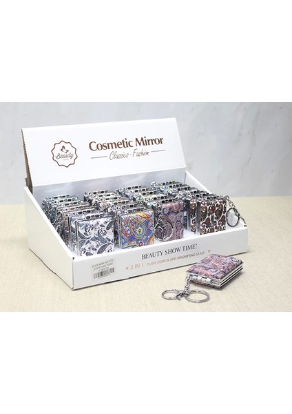 Taşlı El Aynası Anahtarlık ALK3772 - Lisinya