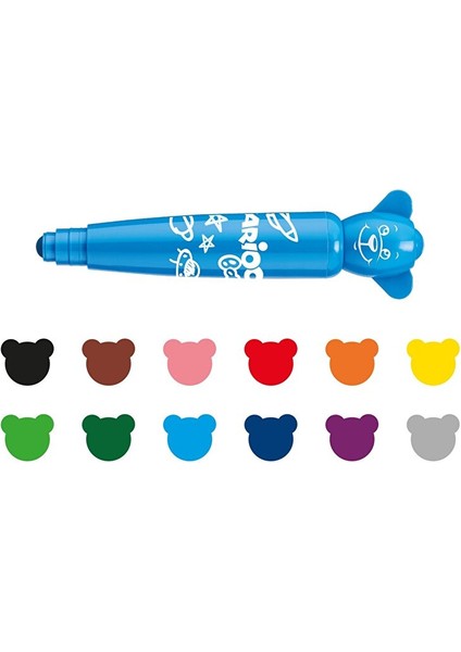 Teddy Jumbo Keçeli Boya 12'li modelleri