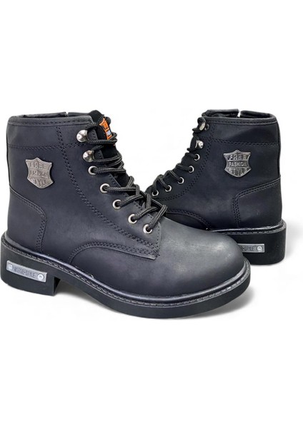 Darkworld Harley Modeli Kışlık Kauçuk Taban Bot Unisex Postal Bot Siyah fiyatları