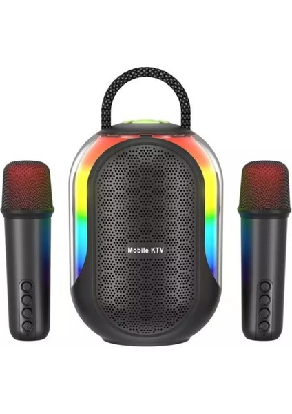 🔊 Venandin K-Box Bluetooth | Çift Mikrofonlu, Rgb Işıklı ve Yüksek Sesli Müzik Kutusu