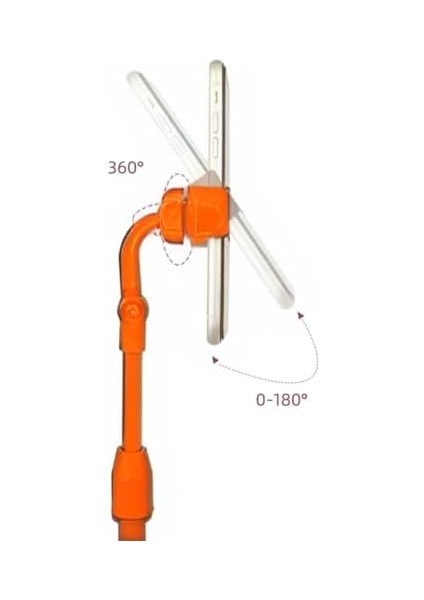 Masa Üstü Tablet ve Telefon Tutucu Plastik Aparat Turuncu Telefon modelleri