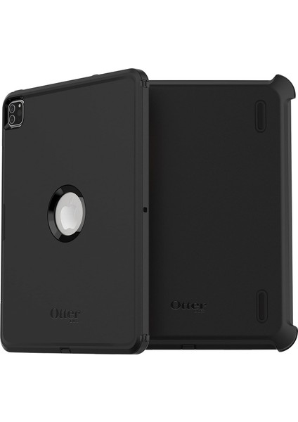 iPad Pro 12.9" (3. Nesil 2018/4. Nesil 2020/ 5. Nesil 2021/6. Nesil 2022) Kılıf, Ekran Ultra Sağlam Kılıf, Askeri Standartlara Göre 2 Kez Test Edilmiştir, Siyah